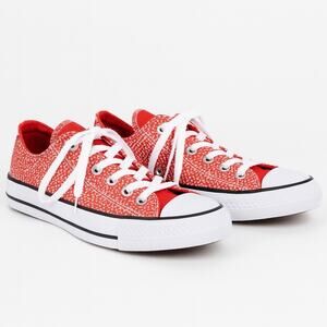 Converse Chuck Taylor All Star Low Top Sneakers Coral Print